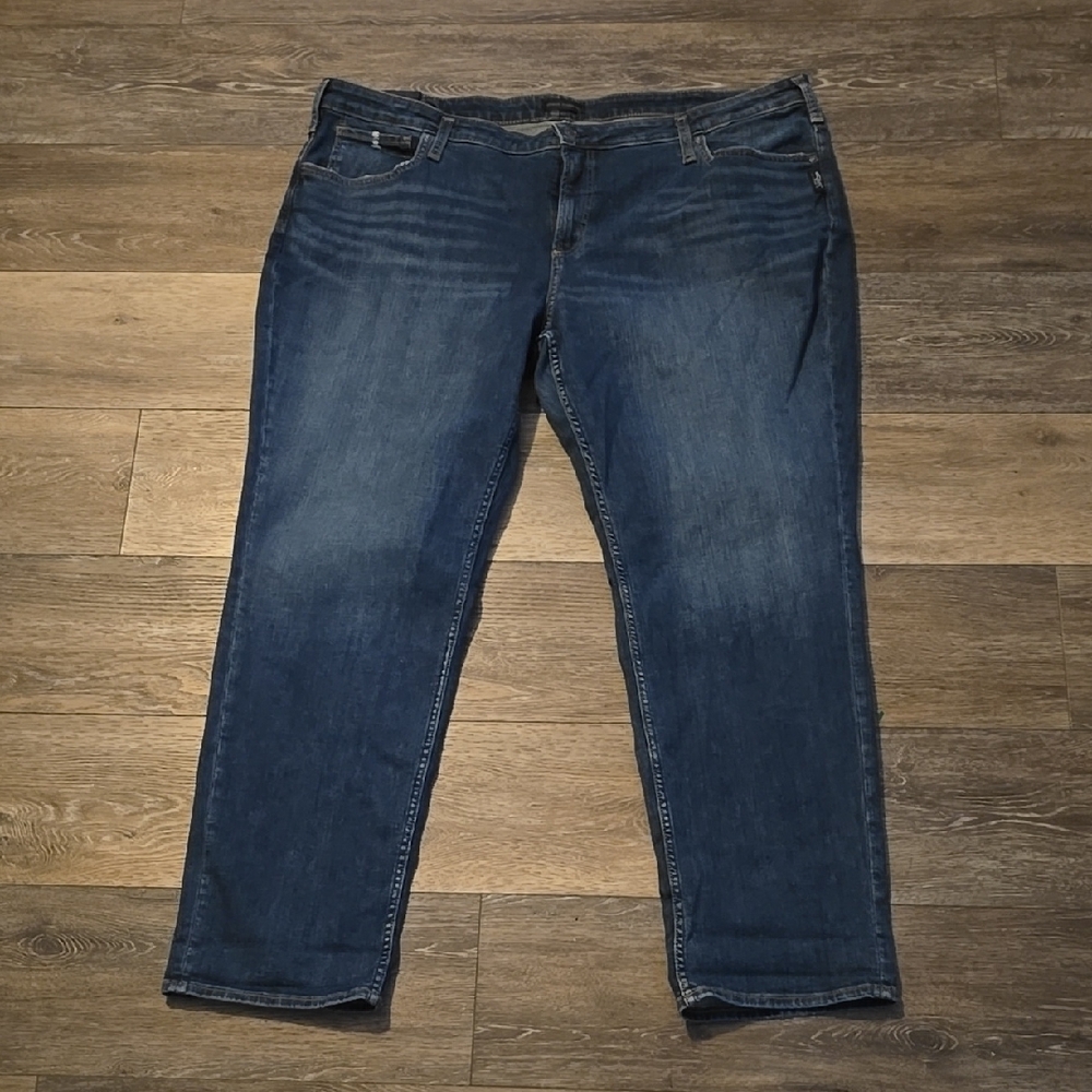 Silver Jeans Women's Size 24 Slim Leg Mid Rise Beau Jeans New w/ Tags!